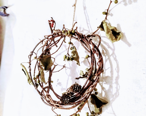 純粋自然のままツルウメモドキリース リース NATURAL CALM 通販