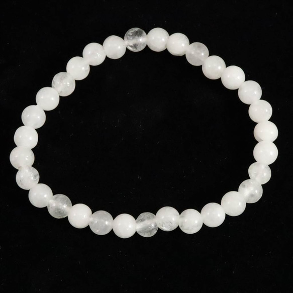 Ｈ＆Ｅ社　ホワイトアゼツライト H&E社 ニュージーランド ホワイト アゼツライト（AZOZEO) 6mm