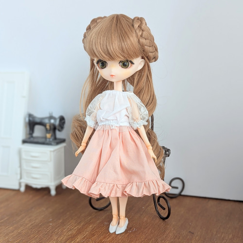 1159※ハルモニアブルームアウトフィット※単品※白のレース袖のラグラン