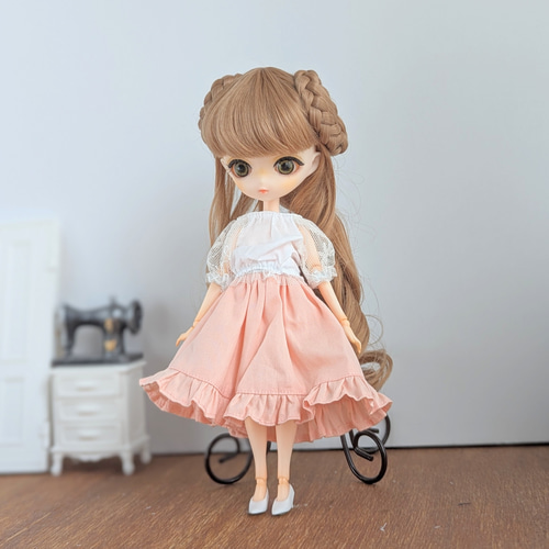 1159※ハルモニアブルームアウトフィット※単品※白のレース袖の