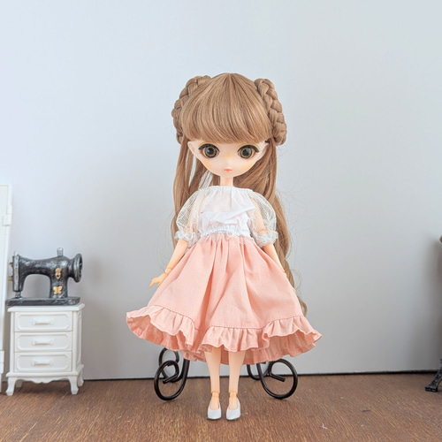 1159※ハルモニアブルームアウトフィット※単品※白のレース袖の