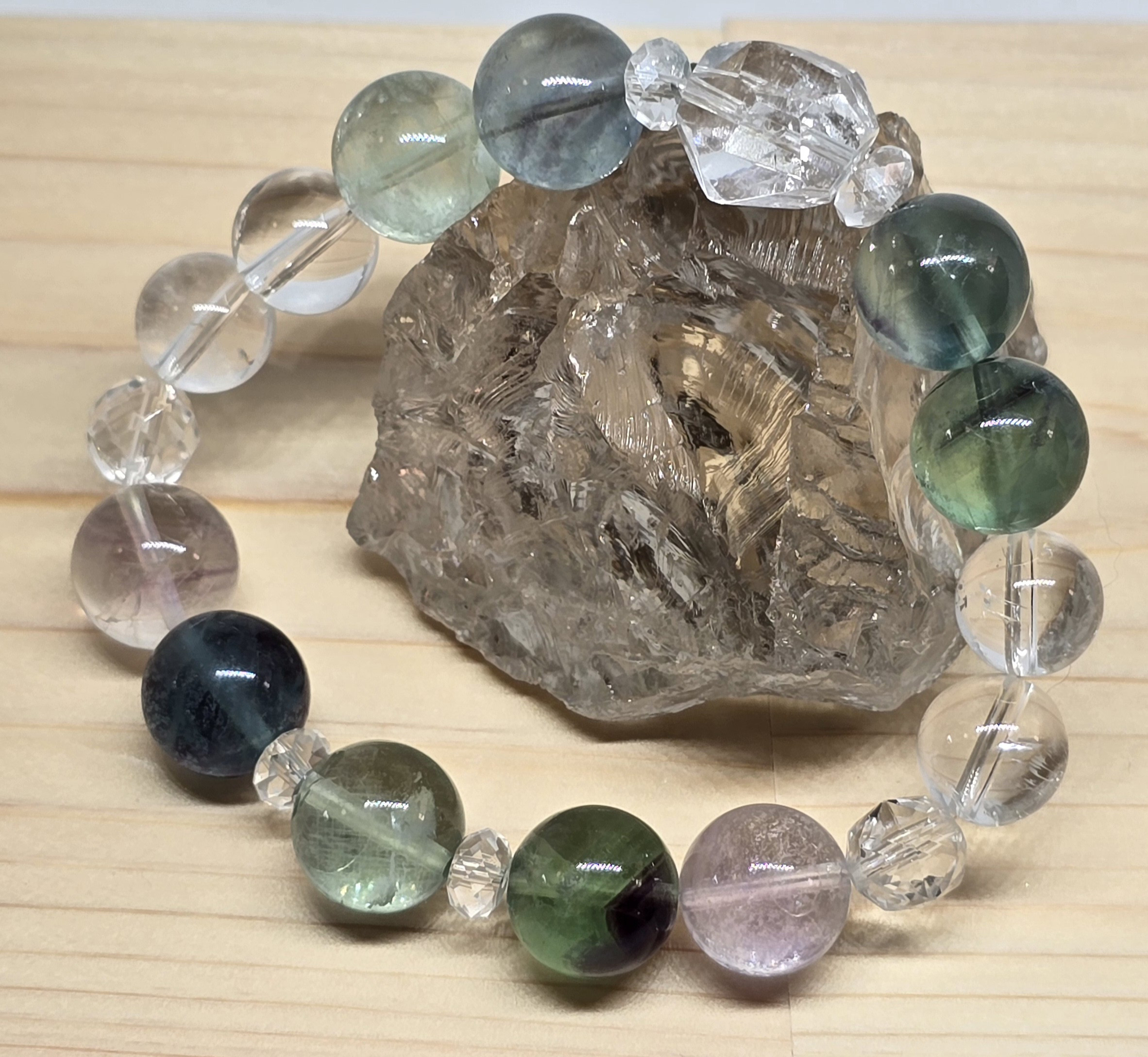 さなぎから蝶へ＊変化変容を促す　フローライトブレスレット