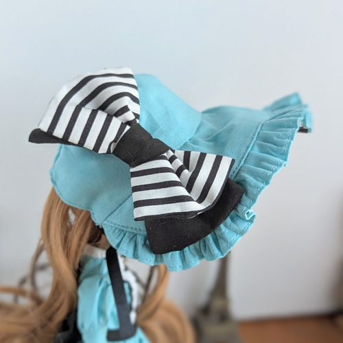 人気定番の 1170【ハルモニアブルーム アウトフィット】ミントブルーの 着せ替え服・アウトフィット