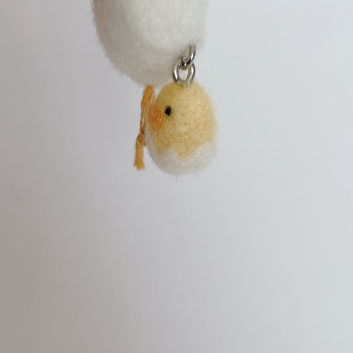受注制作(にわとり＆ひよこ)羊毛フェルト 羊毛フェルト アトリエ