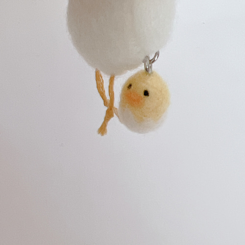 受注制作(にわとり＆ひよこ)羊毛フェルト 羊毛フェルト アトリエ