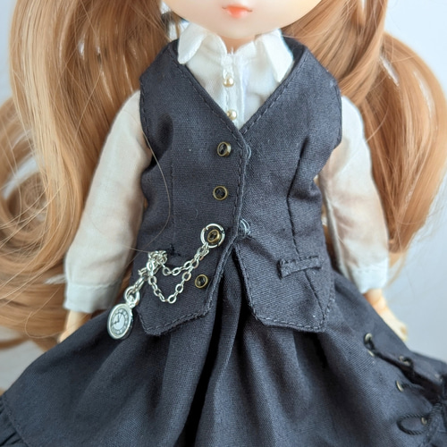 1426※ハルモニアブルームアウトフィット※黒のカマーベストとパンツのセット※ 1426※ハルモニアブルームアウトフィット※黒のカマーベストと