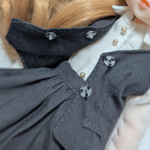 1180※ハルモニアブルームアウトフィット※グレーのベストとスカートの