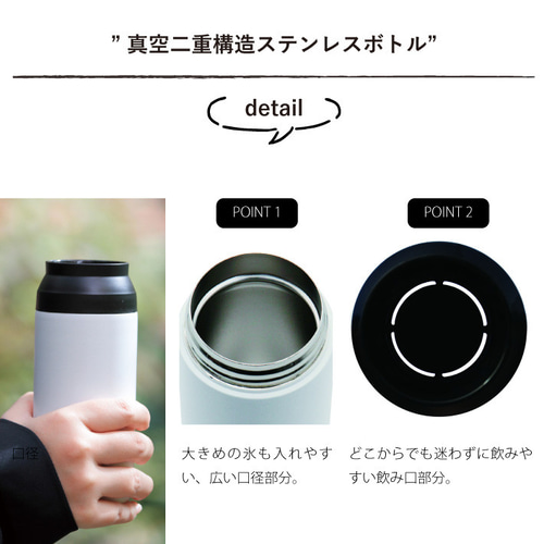 名入れ 無料】ステンレスボトル＆今治タオル ギフトセット 木箱入り