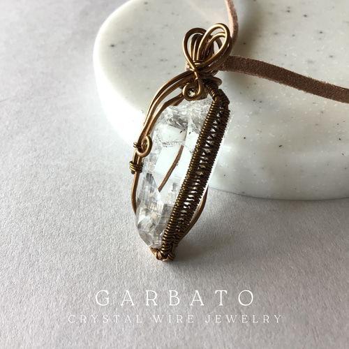 ヒマラヤ水晶のペンダント ネックレス・ペンダント GARBATO 