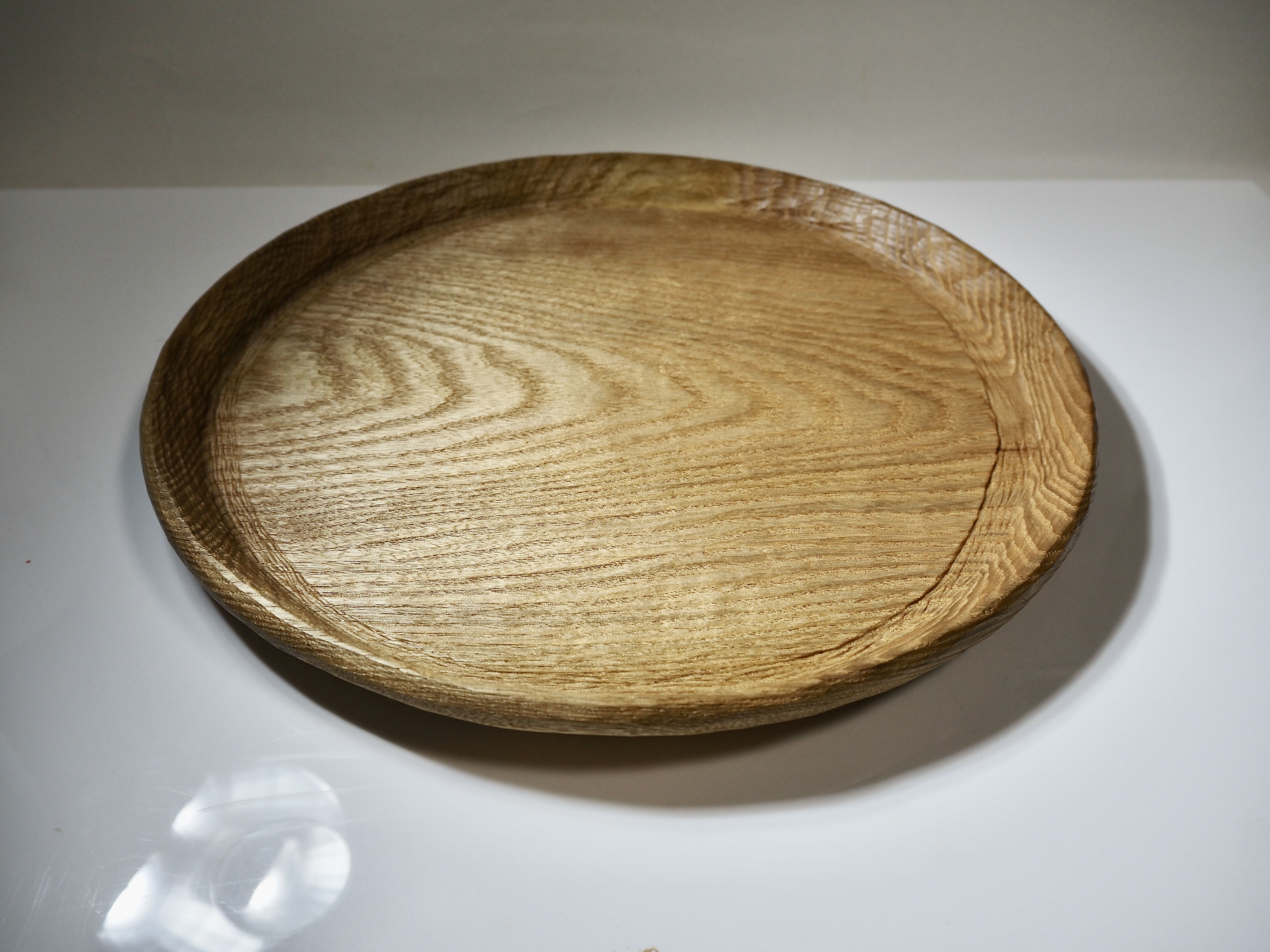 黄檗の丸盆『九曜紋』〈320〉