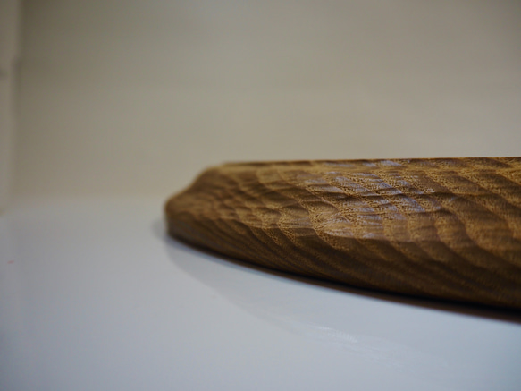 黄檗の丸盆『九曜紋』〈320〉 