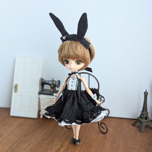 未使用人形作家Bruno ブルーノ　魔法のネコの黒ニャム、ウサギのMimi 未使用人形作家Bruno ブルーノ 魔法のネコの黒ニャム、ウサギの