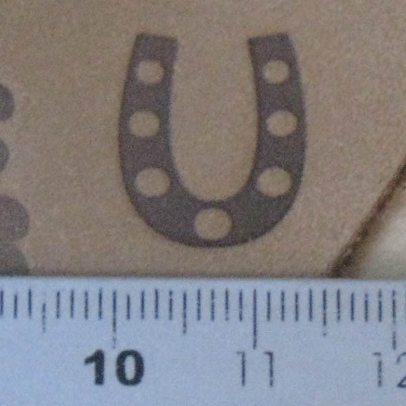 蹄鉄焼印60Ｗ電気ごて仕様、電気ごてなしタイプ 4枚目の画像