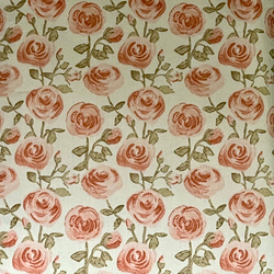 がま口ブックカバー450ページ対応＊リバティ&ガーデンラビット＊すずらんとうさぎ＊ローズ•マリー＊りぼん結びピンクG 9枚目の画像