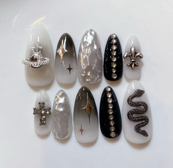 サイズオーダー y2k シズニルック ネイルチップ チークネイル  