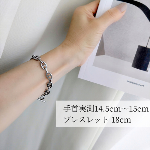 2点セット割】黒glitterチェーンネックレス＆ブレスレット｜男女