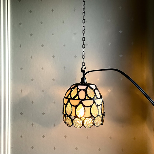 ステンドグラスペンダントライト　ひっかけシーリングランプ 楽天市場】ペンダントライト かわいい シーリングライト ステンド