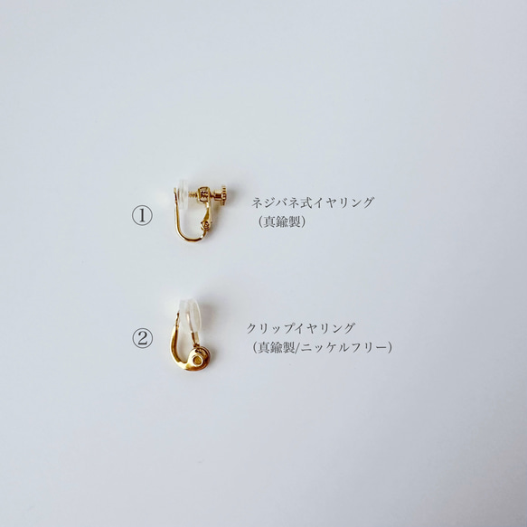 雪の結晶と揺れるスカイブルートパーズのイヤリング 11月の誕生石 天然石 誕生日プレゼント クリスマス 秋冬 12枚目の画像