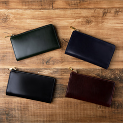 スティングレー ガルーシャ 財布 本革 ダークブラウン 観音開き パール