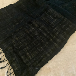 ジャワ島トゥバン ガジ村 手紡ぎ手織り布 茶綿 生地 ASIAN ACCENTS