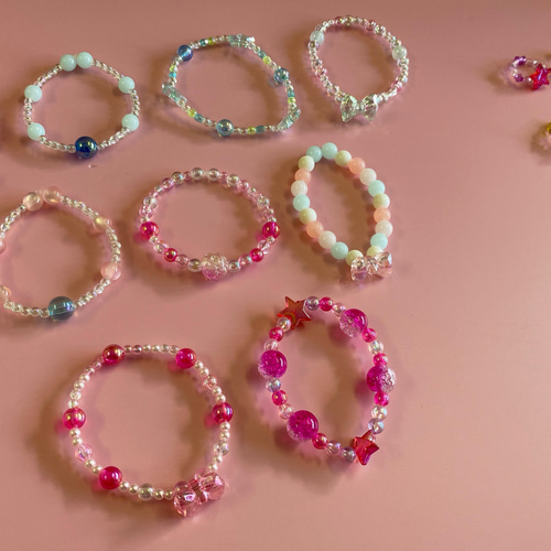 選べる！【ブレスレットandリング】ビーズセット 送料無料 その他