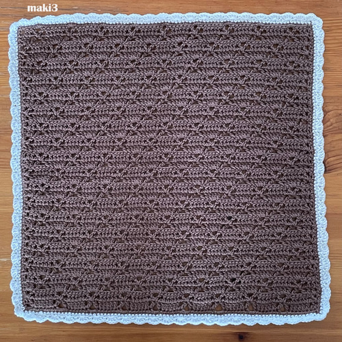 かぎ針編み マルチカバー（カゴ・テーブルセンターなど）※カラー選択