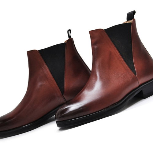 サイドゴアブーツ レザーブーツ メンズブーツ ブーツ 本革 大きい