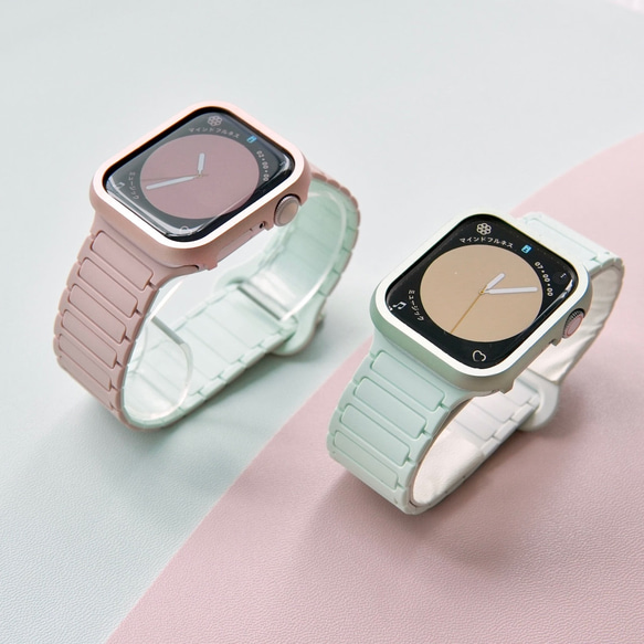 「オトナワンカラー」防水のマグネット式シリコンアップルウォッチバンド 12枚目の画像