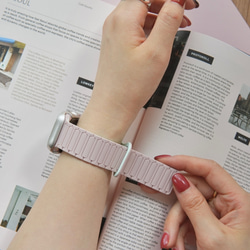 「オトナワンカラー」防水のマグネット式シリコンアップルウォッチバンド 9枚目の画像