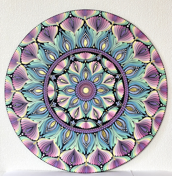 曼荼羅アート（Mandala Art) 曼荼羅アート「祝福」｜Mandala art “Blessing” | 幸運を呼ぶ