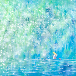 水彩画原画　江ノ電と湘南の海・日坂から　＃670 水彩画原画 江ノ電と湘南の海・日坂から ＃670 | iichi 日々の