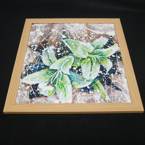 【F0号】カサブランカ oil painting 原画 油彩 F0号】カサブランカ oil painting 原画 油彩