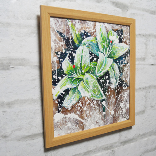 油彩画 アルパカ 油絵 油絵 油彩 油彩画 絵 絵画【カサブランカ】 絵画 HR 通販 18104394