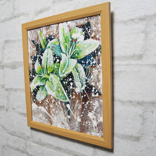 油絵 油彩 油彩画 絵 絵画【カサブランカ】 絵画 HR 通販 18104394