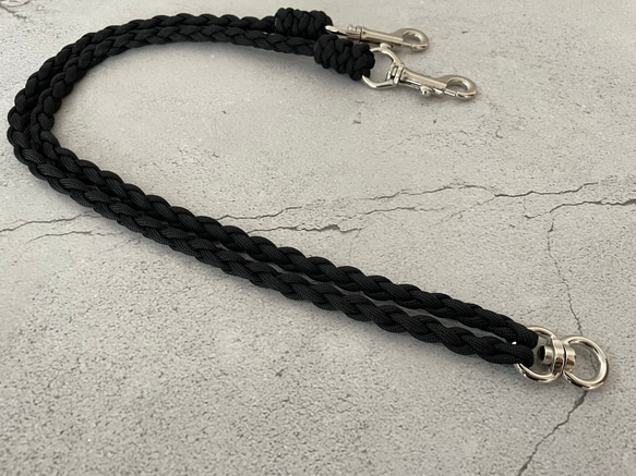 パラコードリード＆首輪　一体型　✿ひまわり✿　小型犬用　№046 パラコードリード＆首輪 一体型 ✿ひまわり✿ 小型犬用 №046 パラ