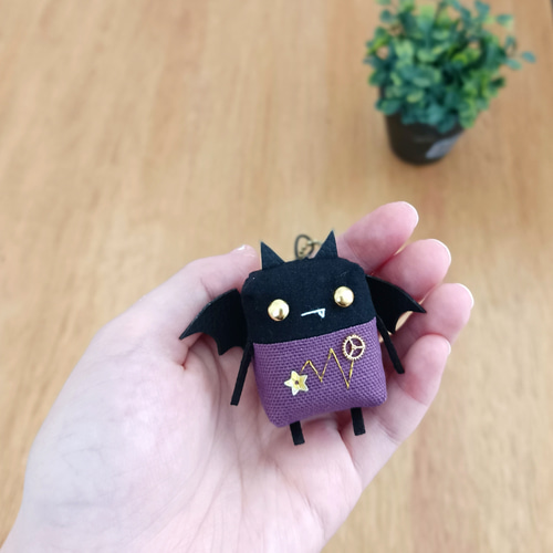 ハロウィンロボchiコウモリ号マスコット┃ ロボット ぬいぐるみ