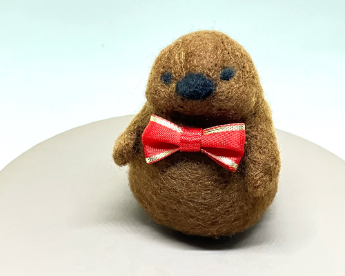 ◇キングペンギン 赤ちゃん 雛 オシャレペンギン【羊毛フェルト