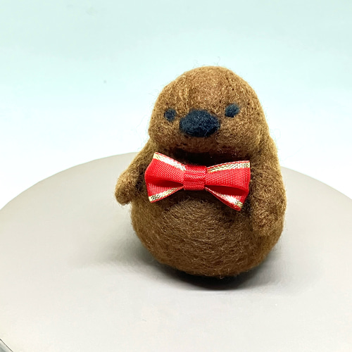 ◇キングペンギン 赤ちゃん 雛 オシャレペンギン【羊毛フェルト
