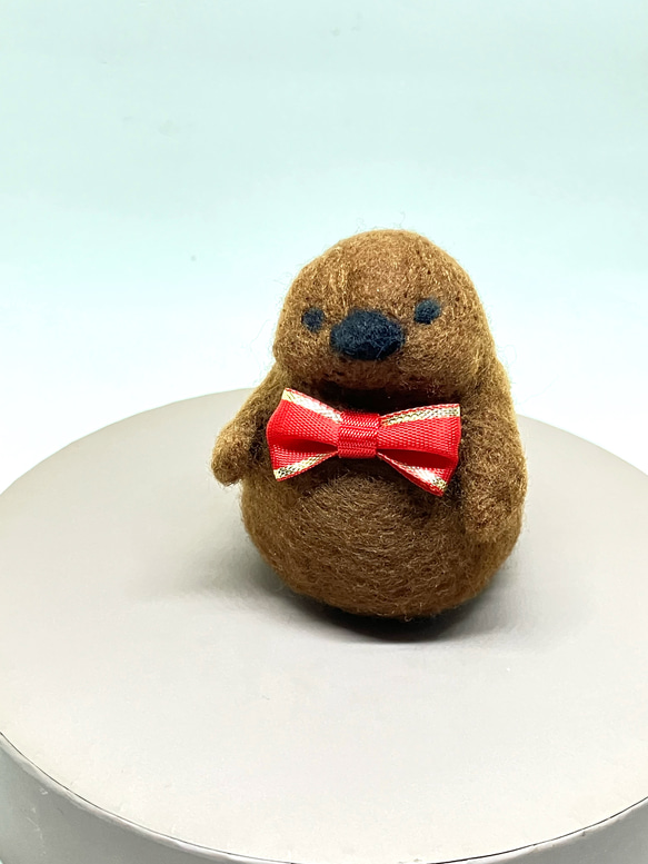 ◇キングペンギン 赤ちゃん 雛 オシャレペンギン【羊毛フェルト