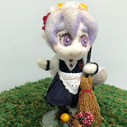 羊毛フェルト♪女の子 見せびらかし