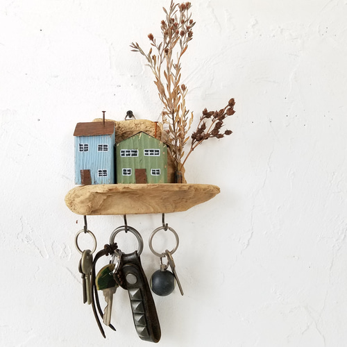 流木 キーフック キーハンガー 壁掛け 鍵掛け 港の家 インテリア