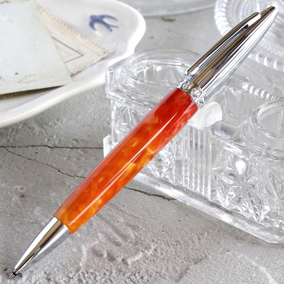 ハンドメイド　ボールペン　アクリルボールペン　ツイスト式　木軸 ハンドメイド ボールペン アクリルボールペン ツイスト式 木軸