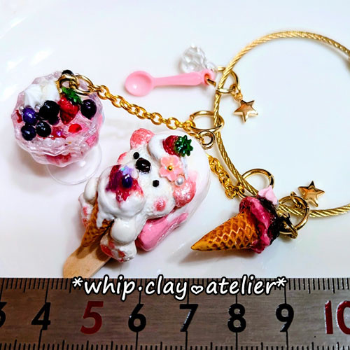 くま×ICECREAM リング Kumya Ice Cream Ring by Baby, the Stars Shine Bright