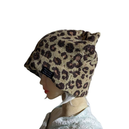 各色限定3枚】髪をケアするサウナキャップ☆サウナハット☆アニマル柄