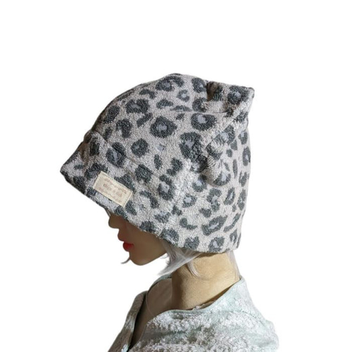 各色限定3枚】髪をケアするサウナキャップ☆サウナハット☆アニマル柄