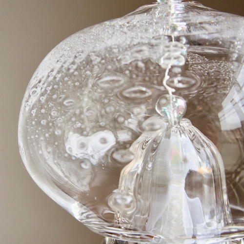 くらげの風鈴 a 風鈴 glass CALMA 通販 18106616｜Creema(クリーマ)