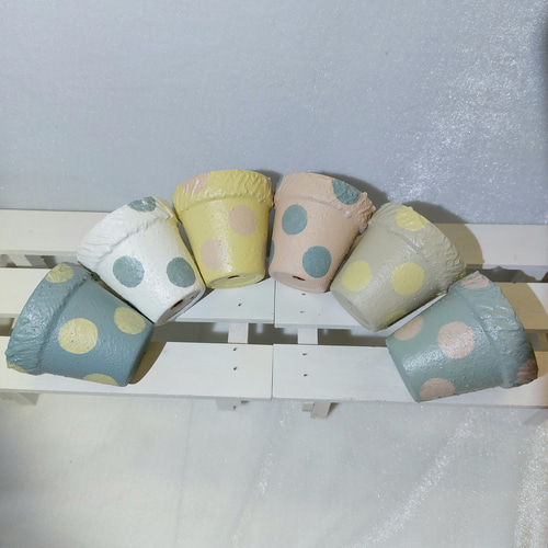 リメイク鉢 リメ鉢 2号鉢6点セット 多肉植物 A-34 多肉植物