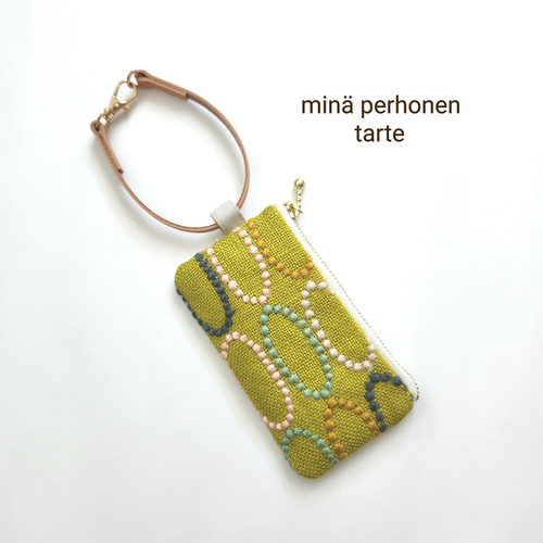 かじゅかじゅのママ様専用 L字型ファスナーポーチ 刺繍