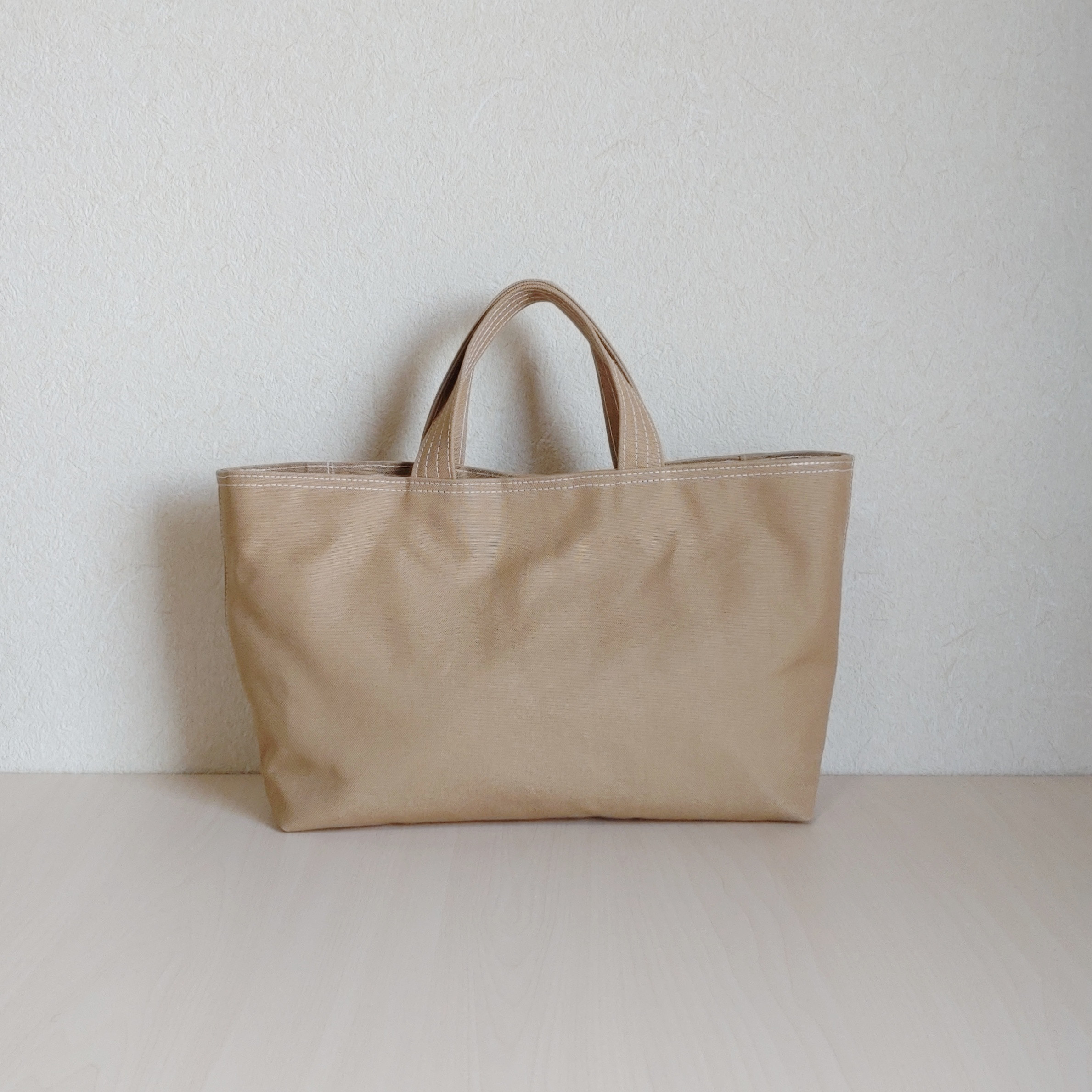【15%OFF】横ながトートバッグ　9.5号帆布　ベージュ　354510