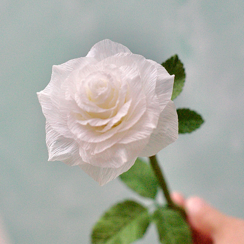 ペーパーフラワー 白い薔薇 アートフラワー アイナフ-Ainaf- 通販